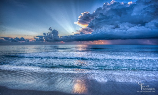 Sunrise on Delray Beach by Chip Bunnell Photography