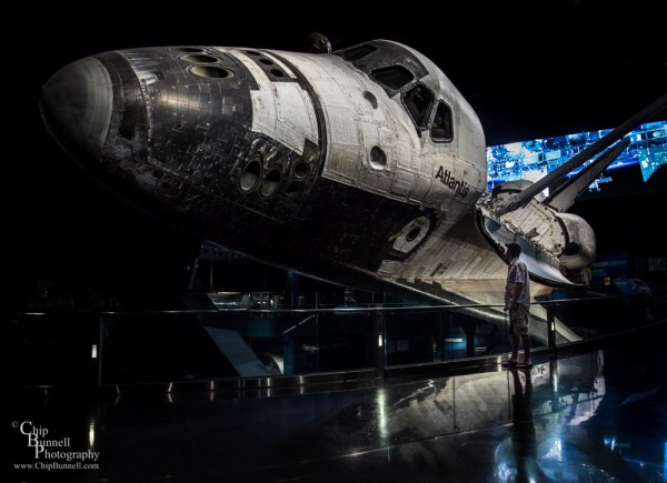 Shuttle Atlantis on display by Chip Bunnell Photography