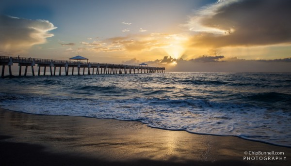 Juno Beach Sunrise by Chip Bunnell Photography