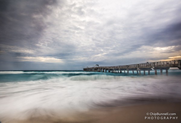 Moody beach morning by Chip Bunnell Photography