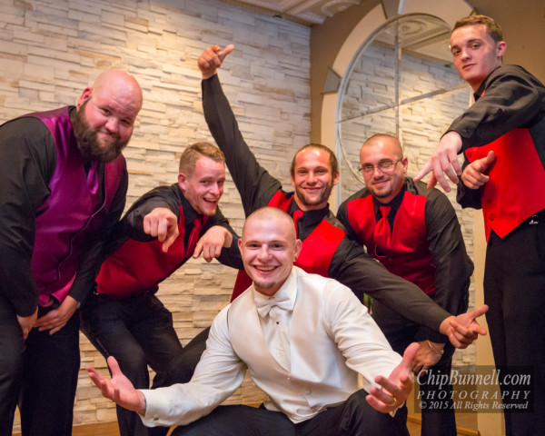 Troy and Groomsmen by Chip Bunnell Photograph