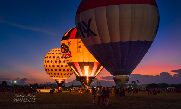 Sunrise Balloon Glow by Chip Bunnell Photography