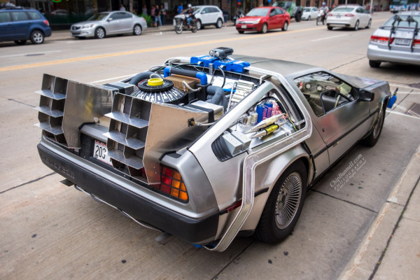 Back to the Future Delorean by Chip Bunnell Photography